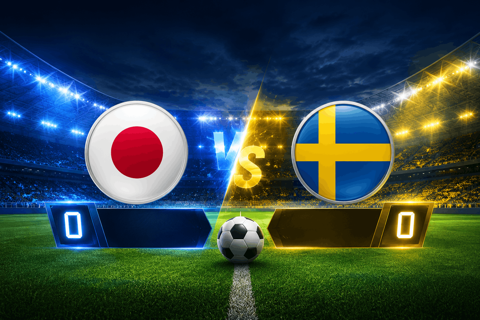 Hasil Japan vs Sweden Berakhir Imbang Satu Satu Persaingan Grup F Semakin Sengit