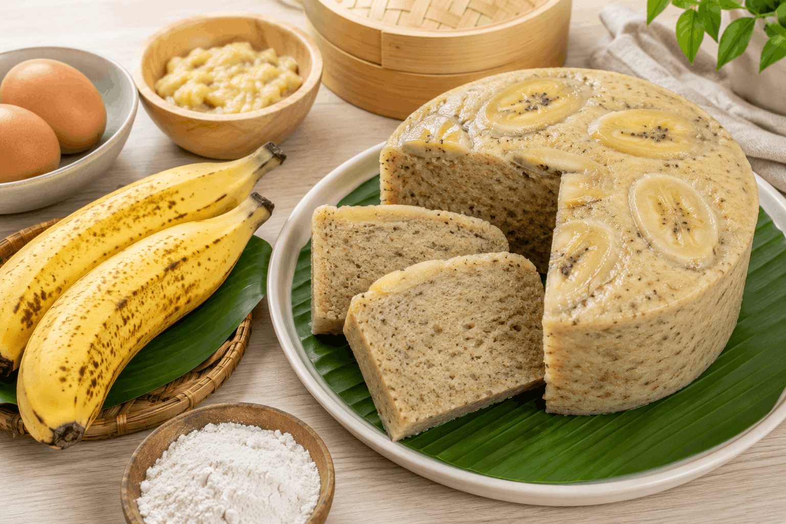 Resep Bolu Pisang Kukus Tanpa Mixer Empuk Lembut dan Mudah Dibuat di Rumah