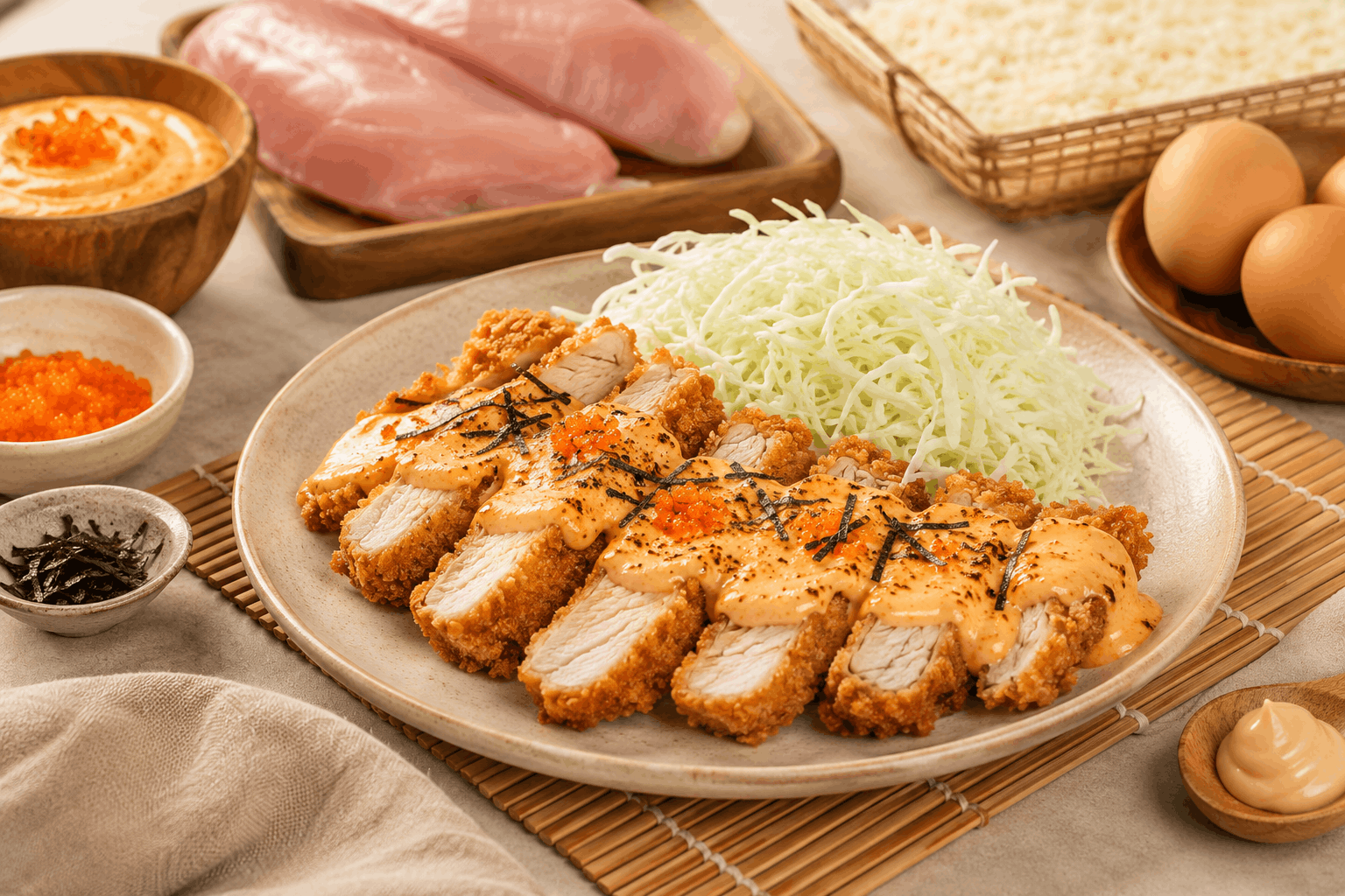 Resep Chicken Katsu Saus Mentai Gurih Creamy Ala Restoran Favorit yang Mudah Dibuat