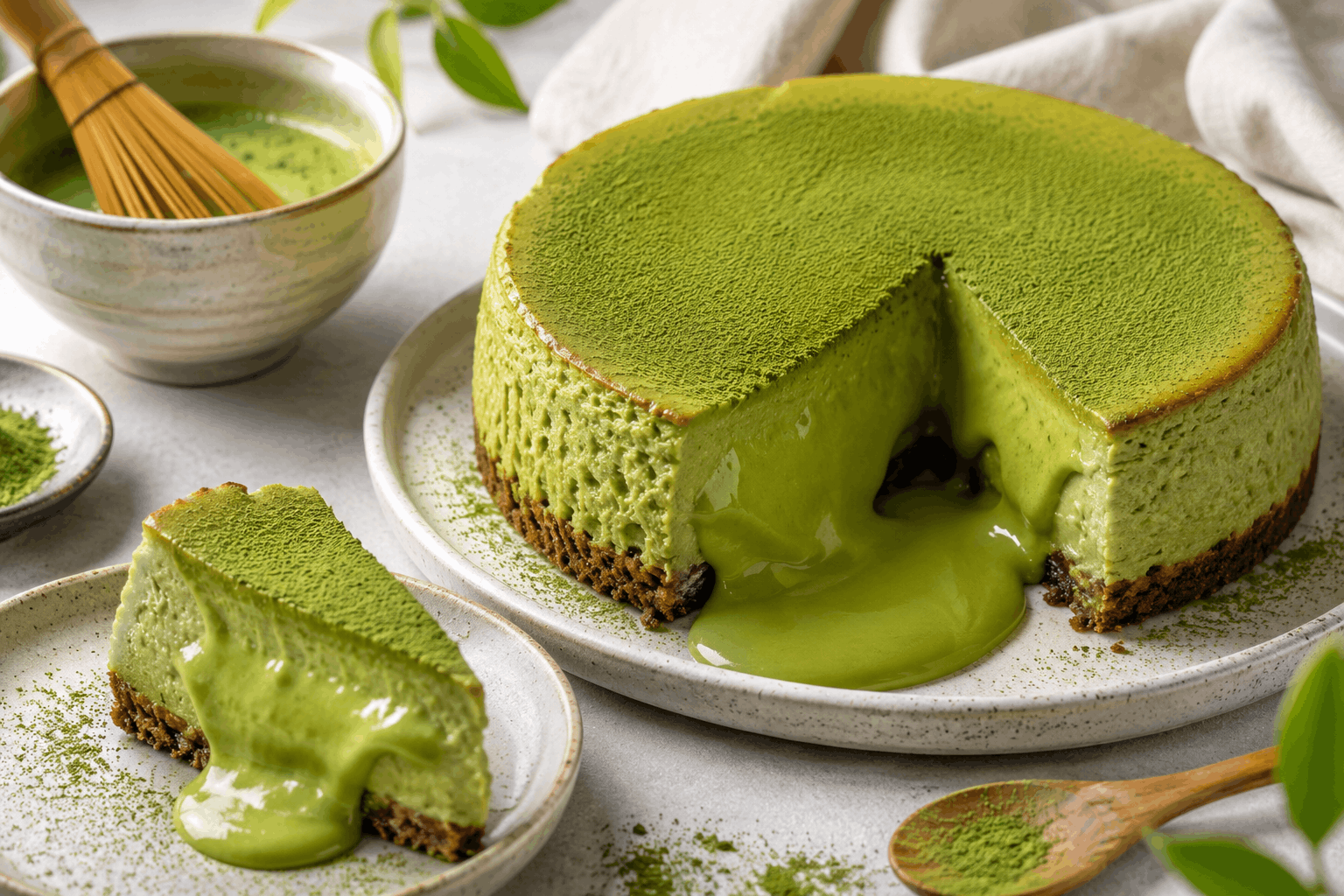 Resep Matcha Cheesecake Lumer Viral Yang Lembut Creamy Dan Mudah Dibuat Di Rumah