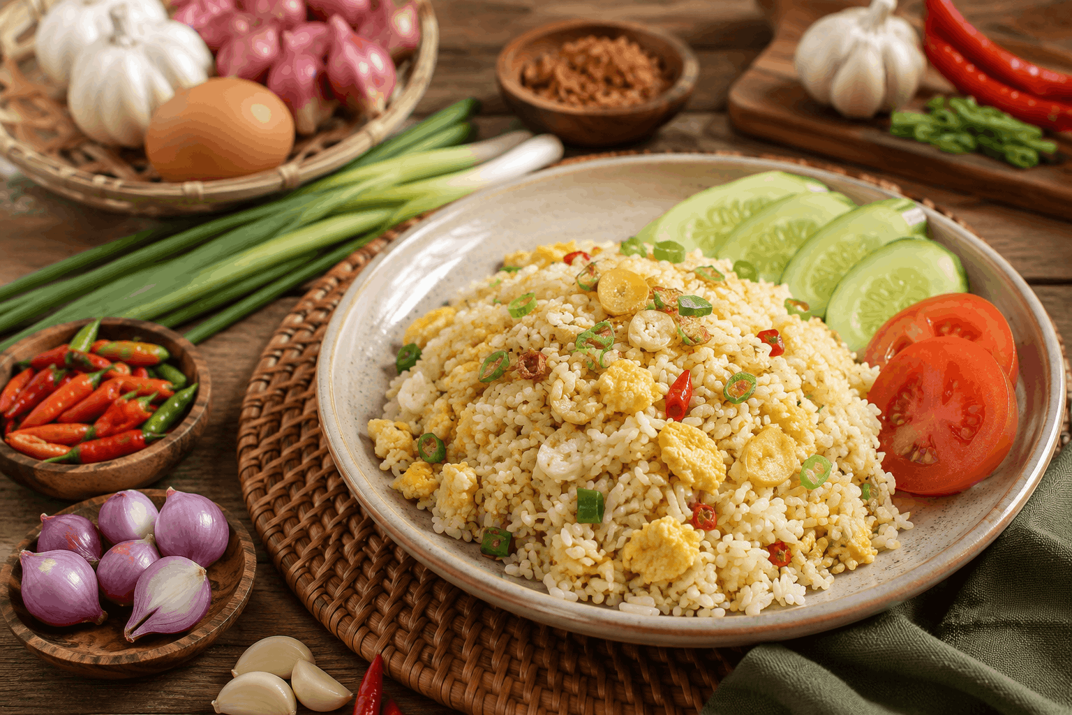 Resep Nasi Goreng Kampung Tanpa Kecap Gurih Sederhana Dengan Cita Rasa Tradisional Yang Menggugah Selera