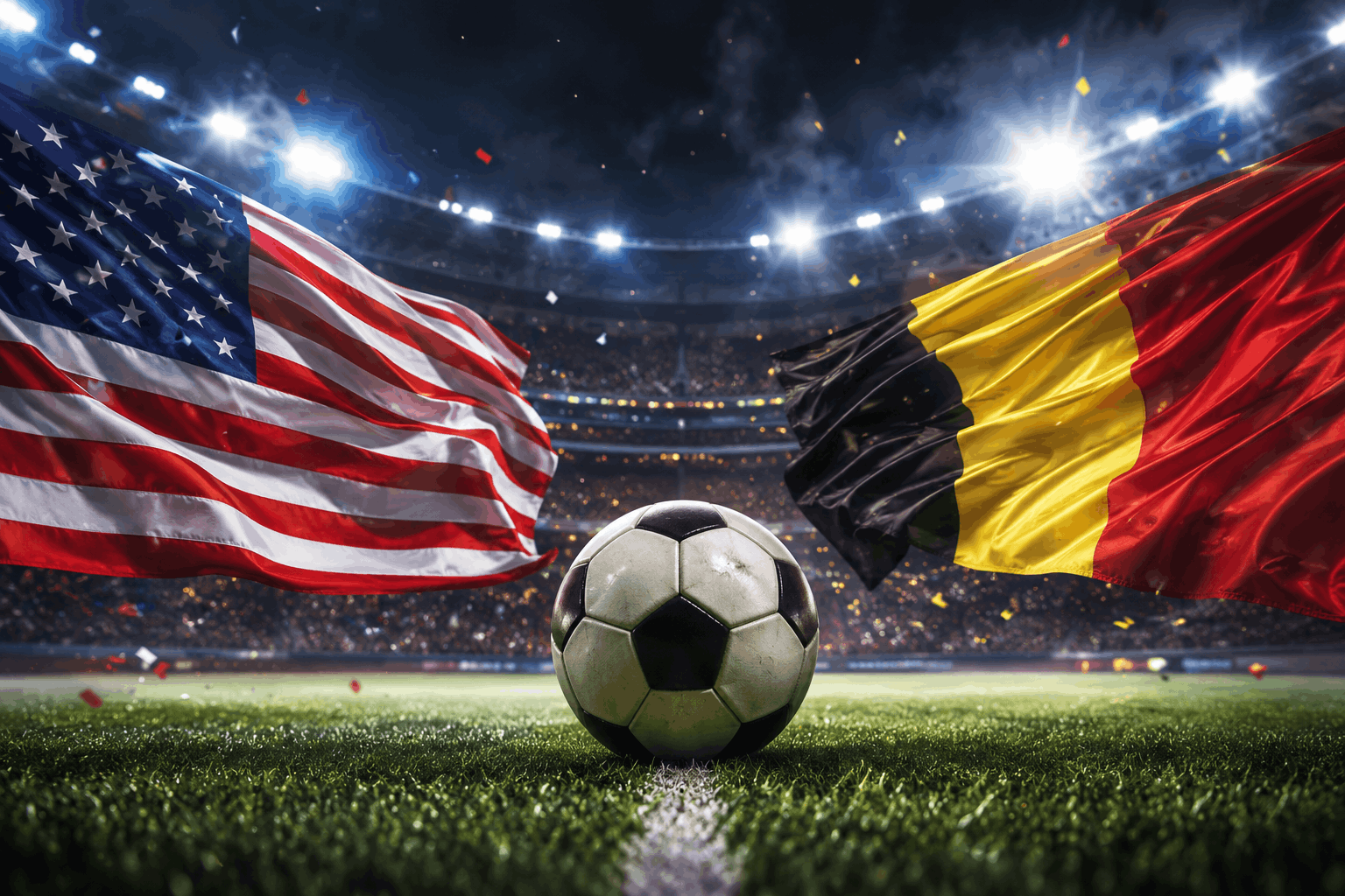 Hasil Amerika vs Belgia 1-4, Belgia Tampil Dominan dan Melaju ke Perempat Final