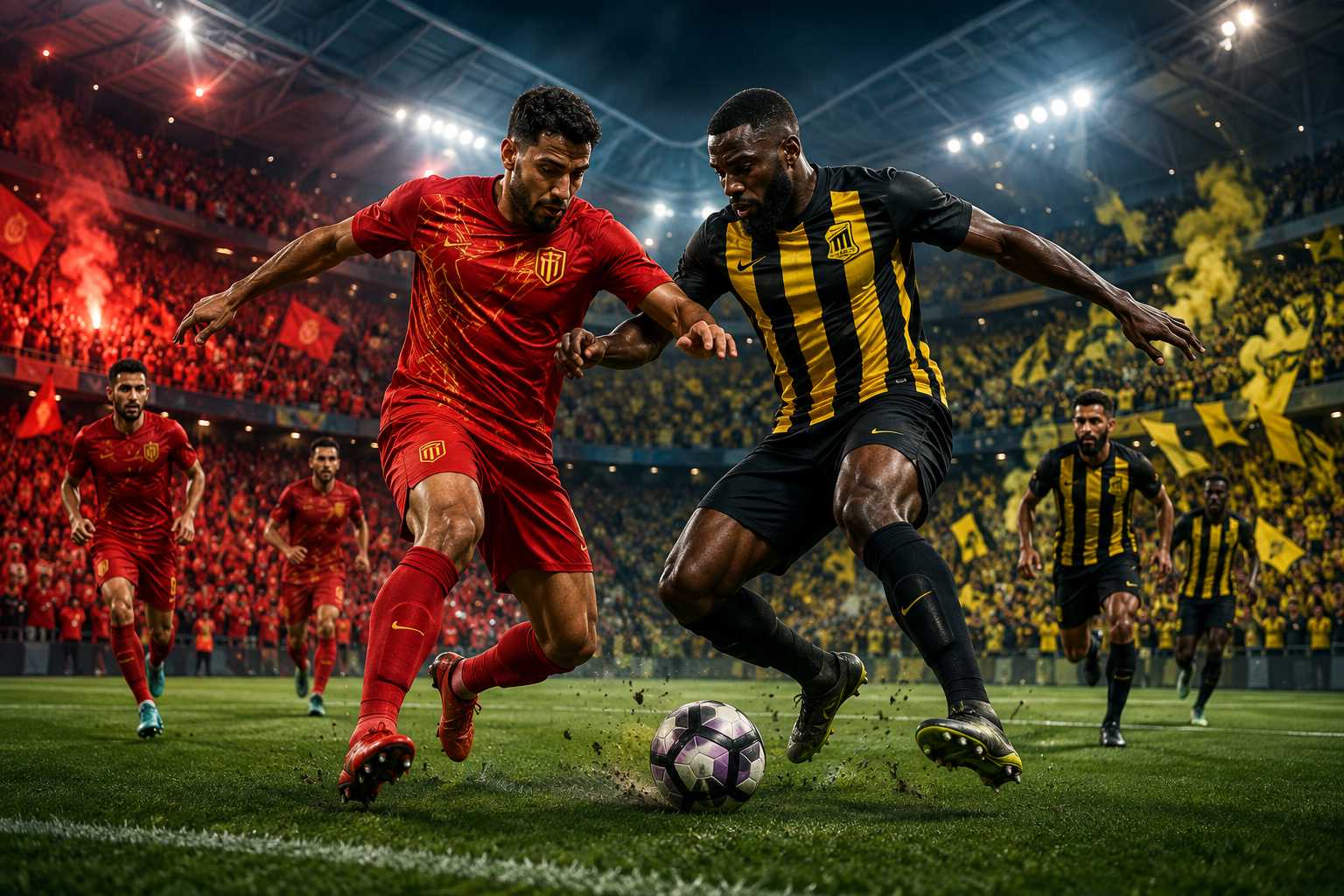 Pertandingan Al Qadisiyah Vs Ittihad FC Berakhir 0-1 untuk Tim Tamu
