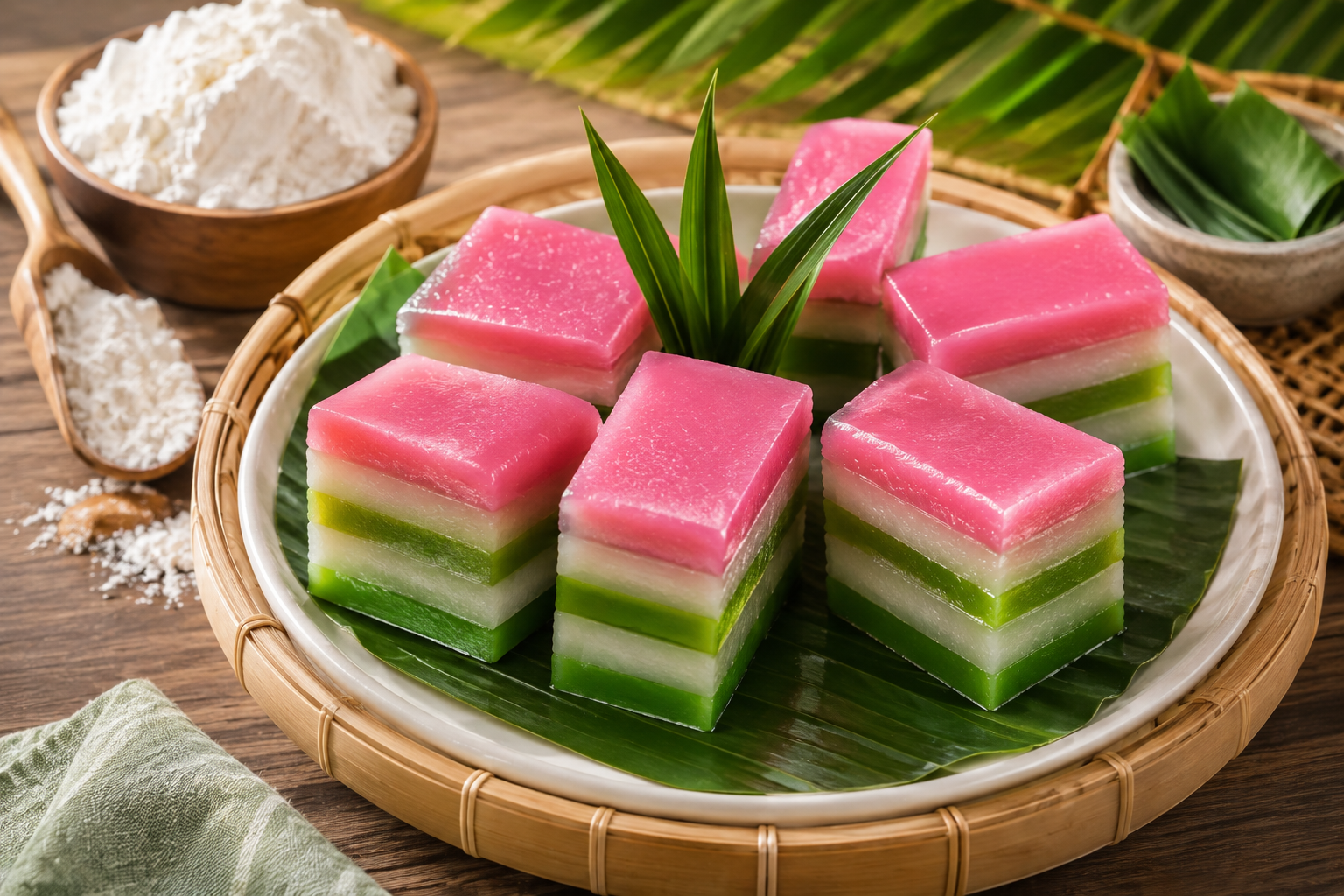 Resep Lapis Tepung Beras Kanji yang Lembut dan Kenyal, Cocok untuk Camilan Keluarga