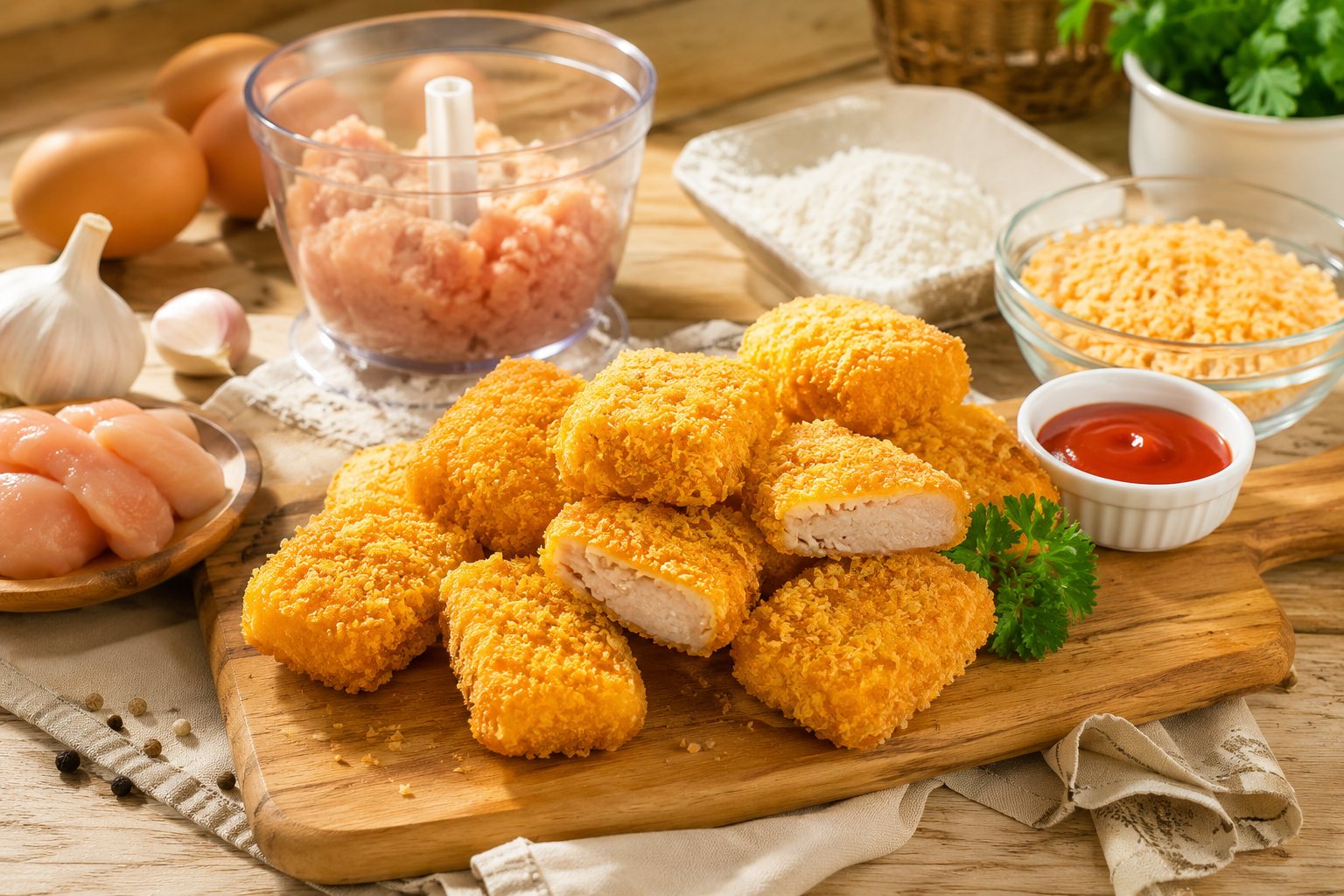 Resep Nugget Ayam Homemade Empuk Gurih dan Praktis untuk Stok di Rumah