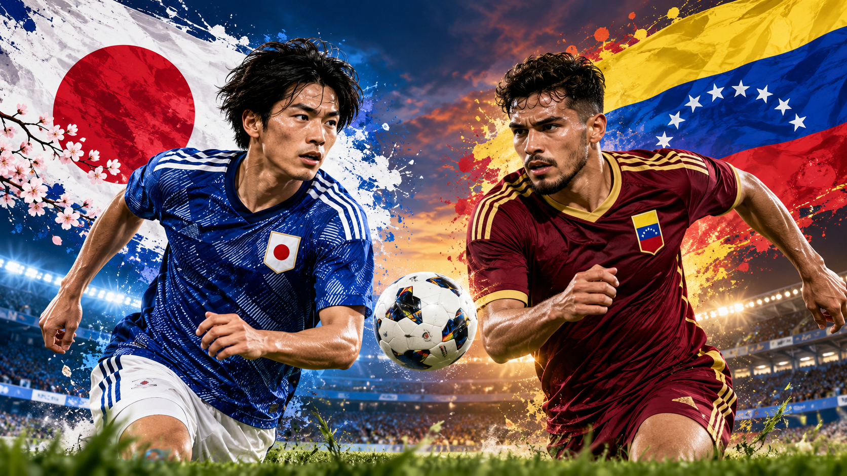 Hasil Jepang Vs Venezuela Ueda Bawa Samurai Blue Menang Dramatis