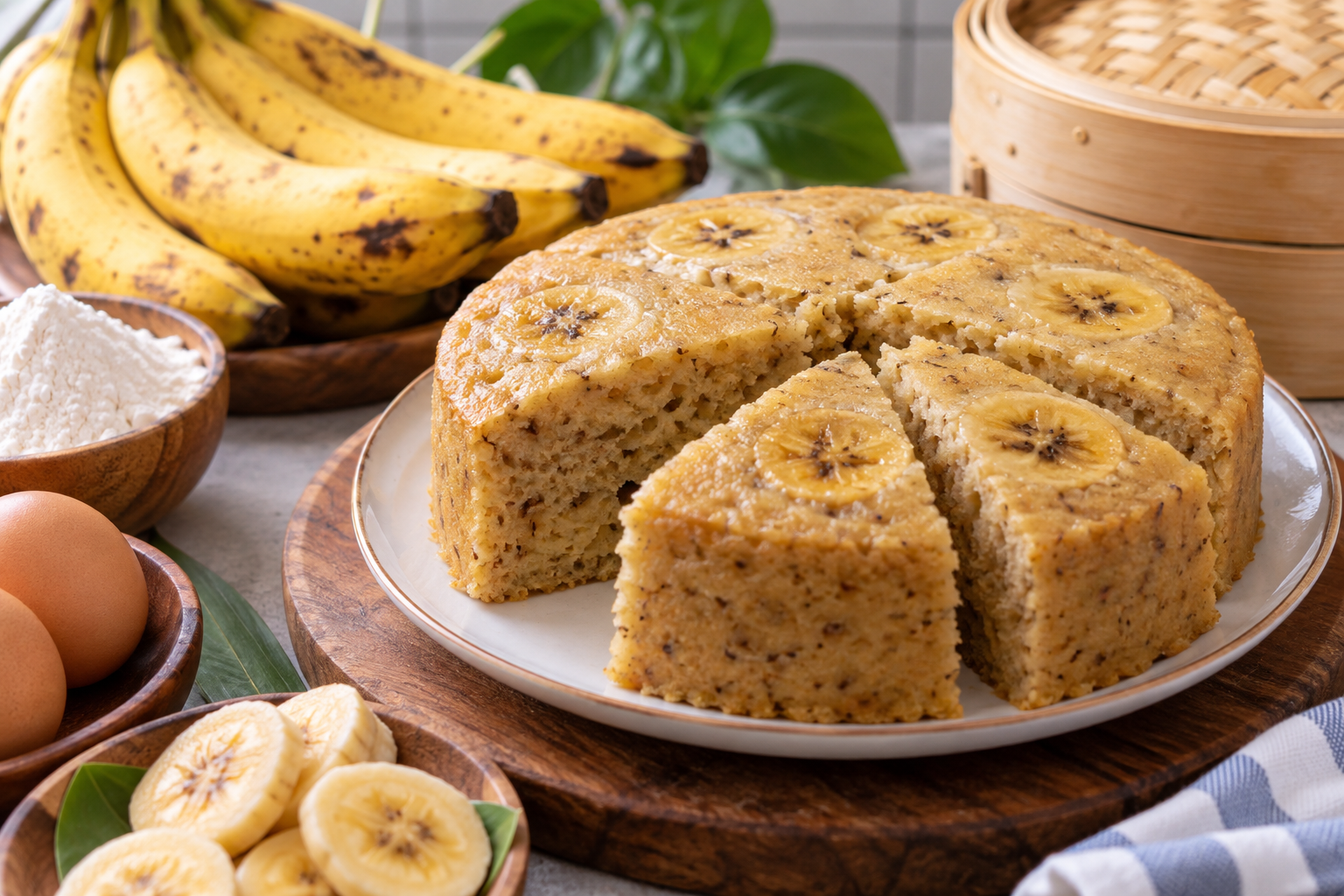 Resep Bolu Pisang Kukus Sederhana yang Lembut Mengembang dan Mudah Dibuat