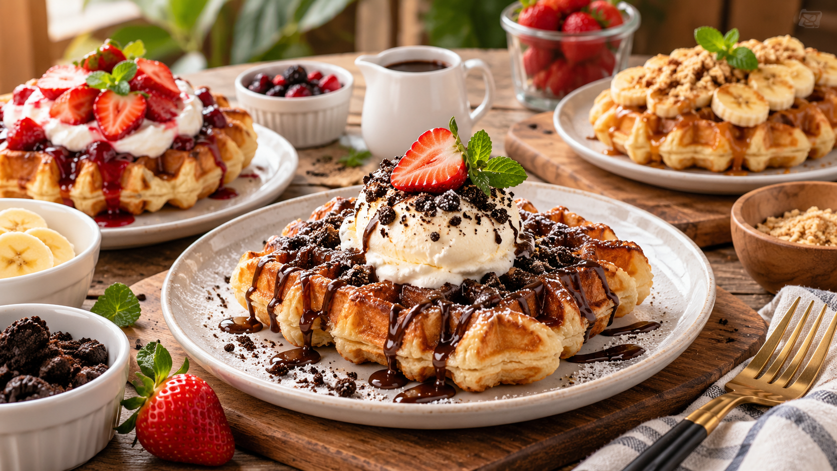 Resep Croffle Viral Ala Cafe Renyah dengan Topping Kekinian