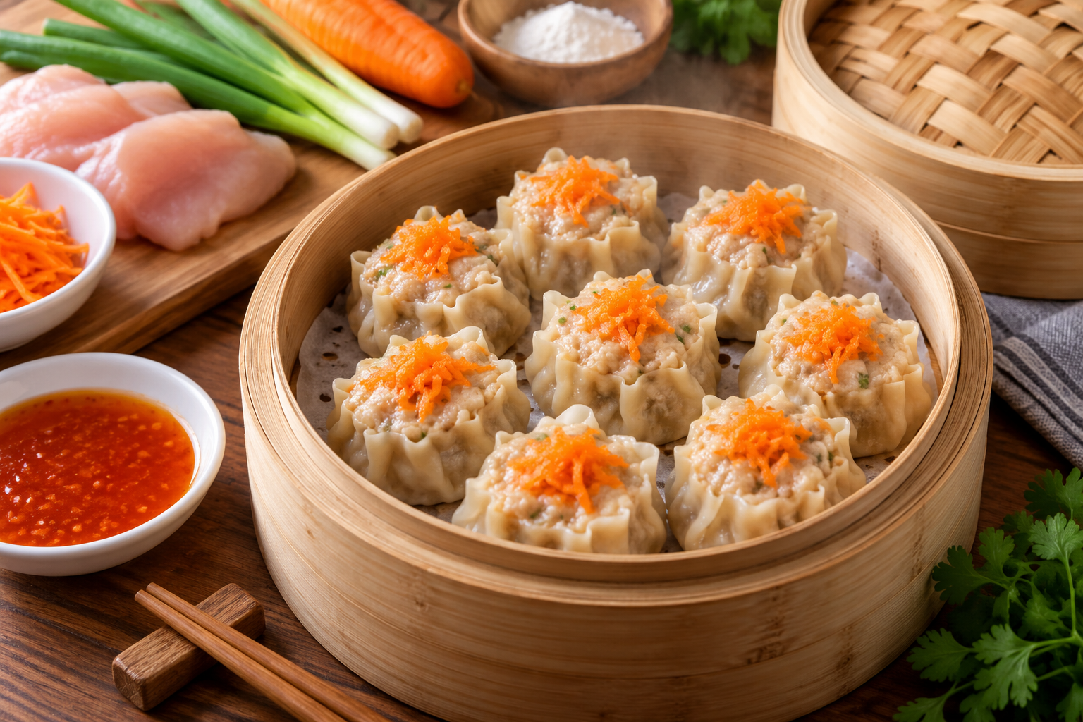 Resep Dimsum Ayam Viral Rumahan yang Juicy Lembut dan Gurih