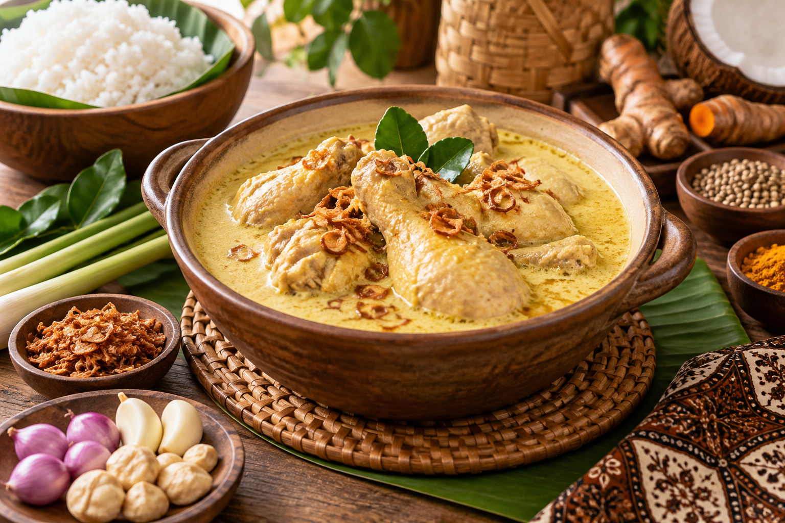 Resep Opor Ayam Spesial Kuah Gurih dengan Bumbu Rempah yang Meresap Sempurna