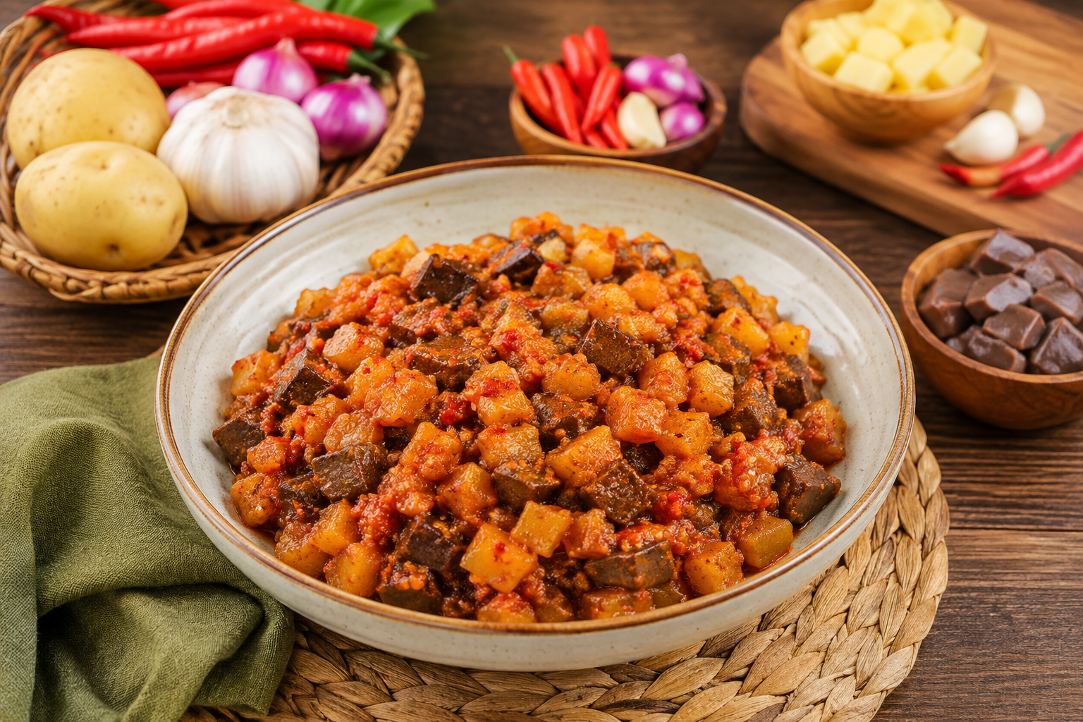 Resep Sambel Goreng Kentang Ati Gurih Pedas Bumbunya Meresap Sempurna