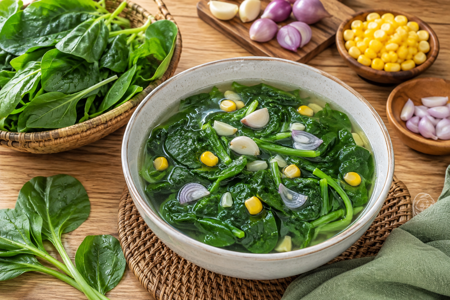 Resep Sayur Bening Bayam Segar dengan Jagung Manis untuk Menu Keluarga Sehari Hari