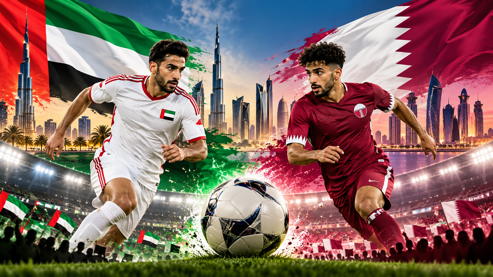 Hasil Uni Emirat Arab Vs Qatar Imbang dalam Duel Ketat Gulf Cup