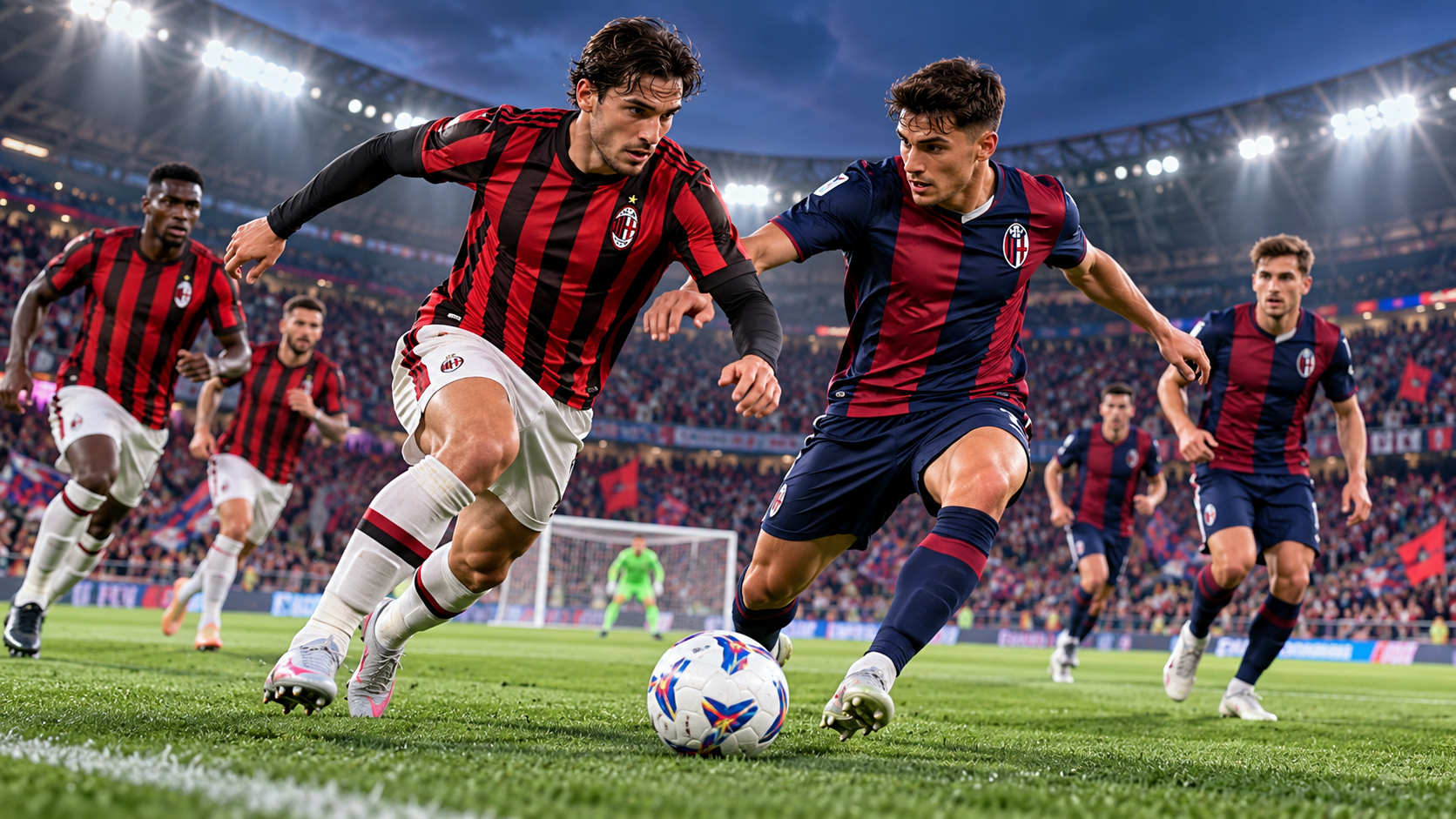 Pertandingan AC Milan Vs Bologna Berakhir 2-4, Mbangula Cetak Hattrick