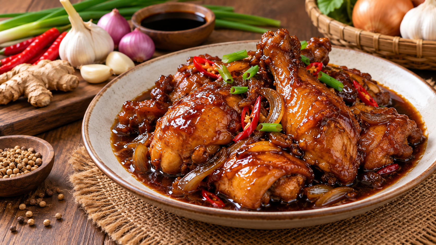 Resep Ayam Kecap Bumbu Meresap Empuk Gurih dan Manis
