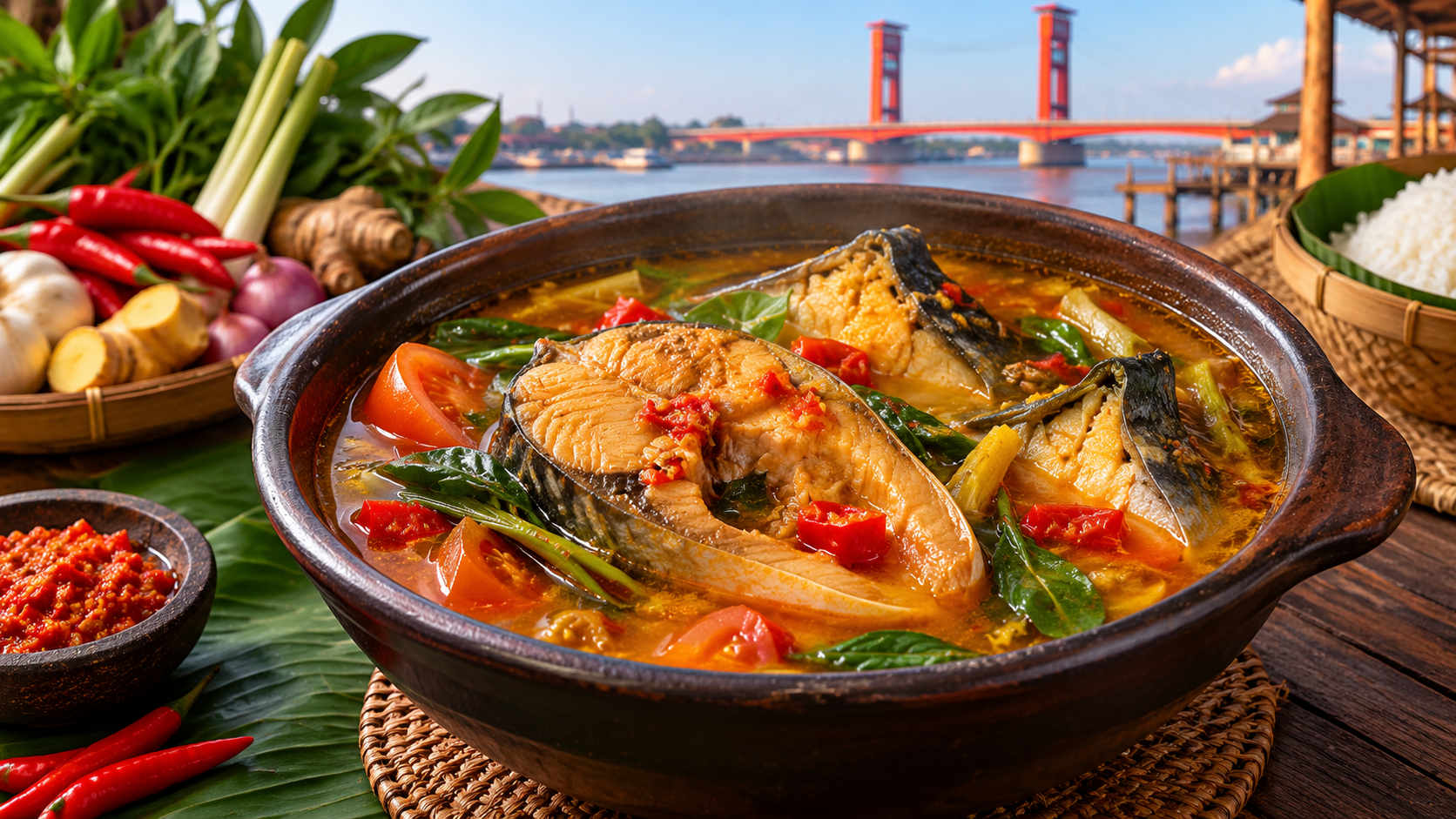 Resep Pindang Patin Palembang dengan Kuah Pedas Asam Segar